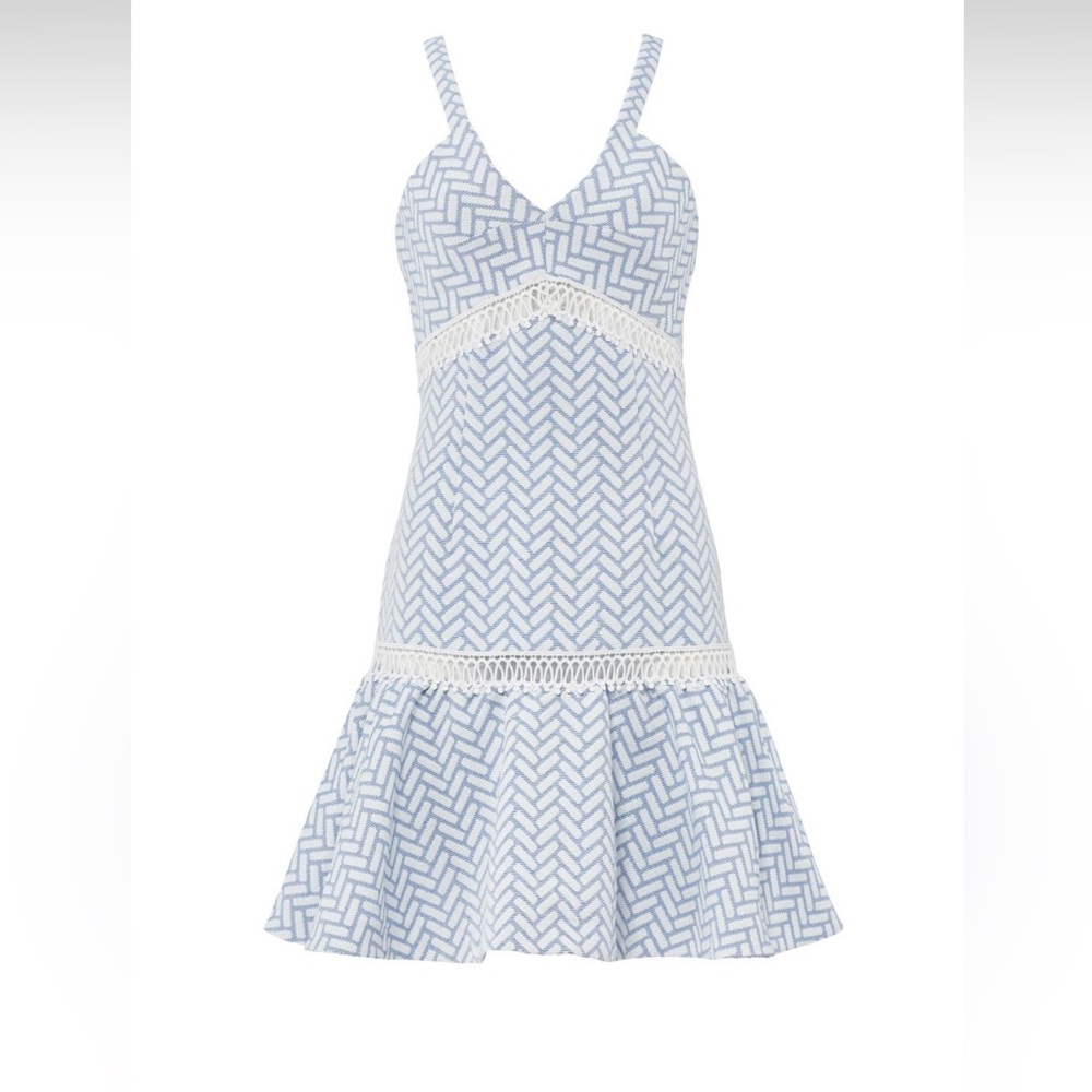 Shoshanna blue Brandt dress